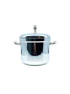 Reed & Barton Kingston Silverplate Holloware Ice Bucket & Tongs