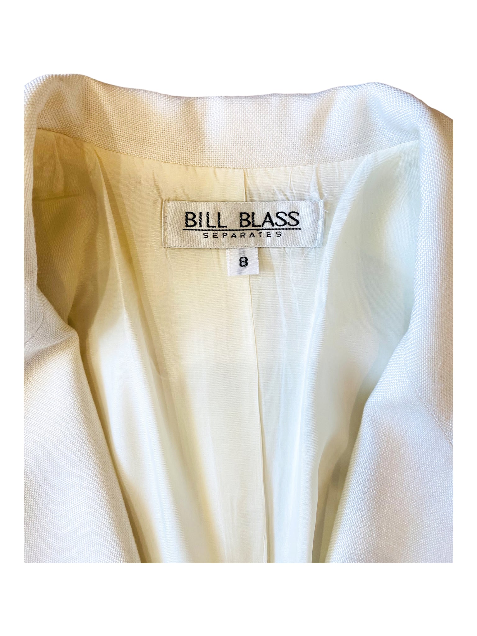 Women’s Bill Blass Separates White Blazer