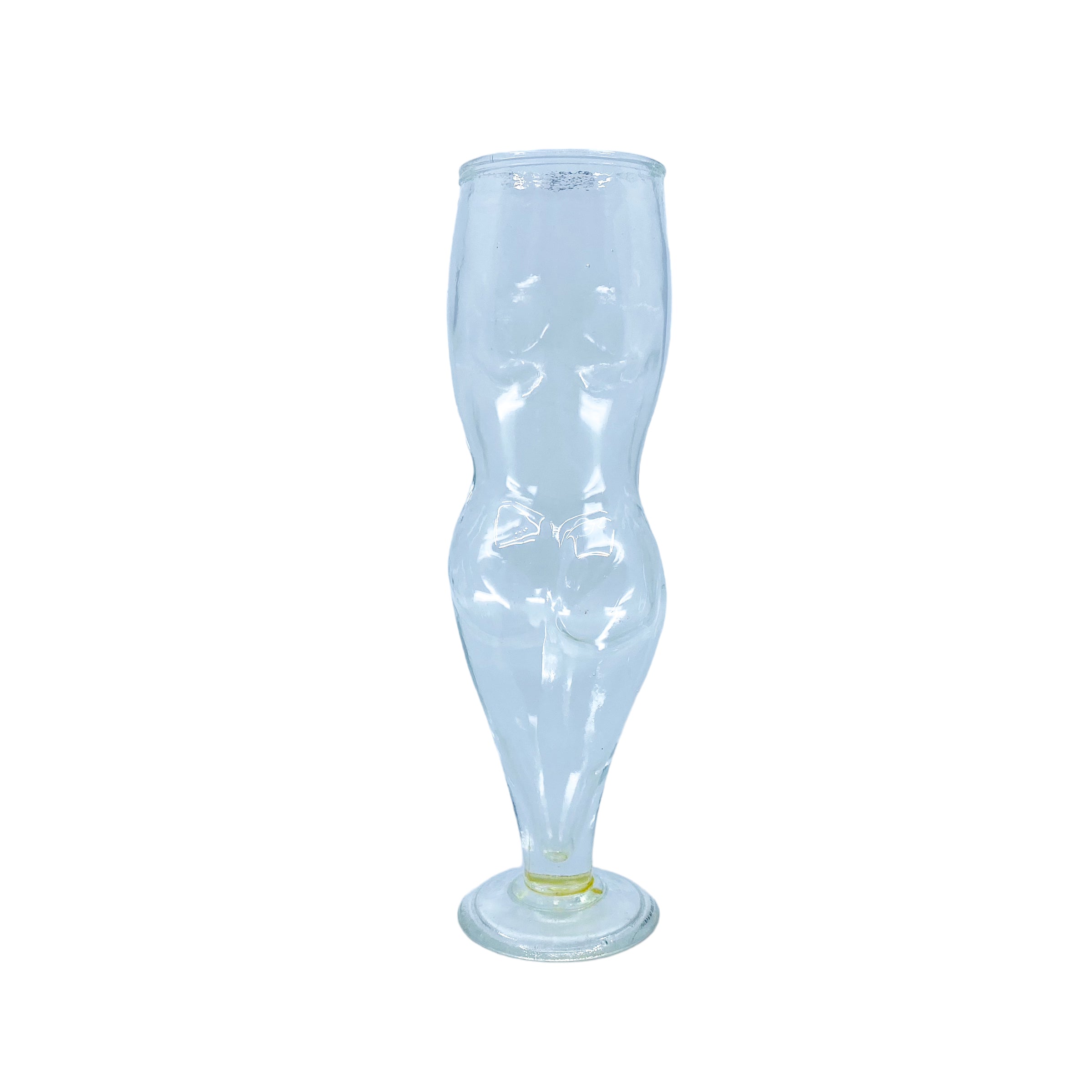 Naked Lady Clear Glass Vase