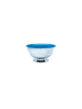Reed & Barton 101 Blue Enamel and Silverplate Round Bowl
