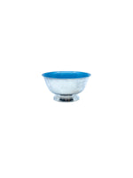 Reed & Barton 101 Blue Enamel and Silverplate Round Bowl