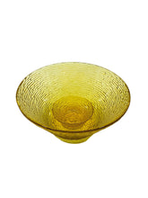 Vintage Anchor Hocking Soreno Amber Glass Chip & Dip Bowl Set