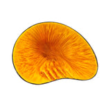 Vintage MCM Treasure Craft Glazed Orange Ashtray, 1963