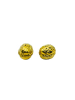 Vintage 24kt Gold Walnut Salt & Pepper Shakers