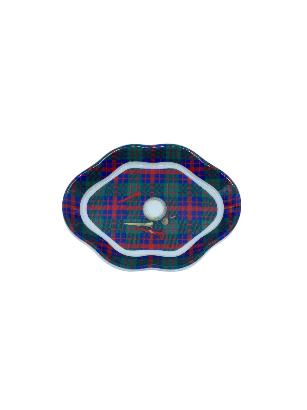 Andrea by Sadek Plaid Golf Catch All