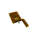 Vintage Hand Carved Wood Cigarette / Joint Case