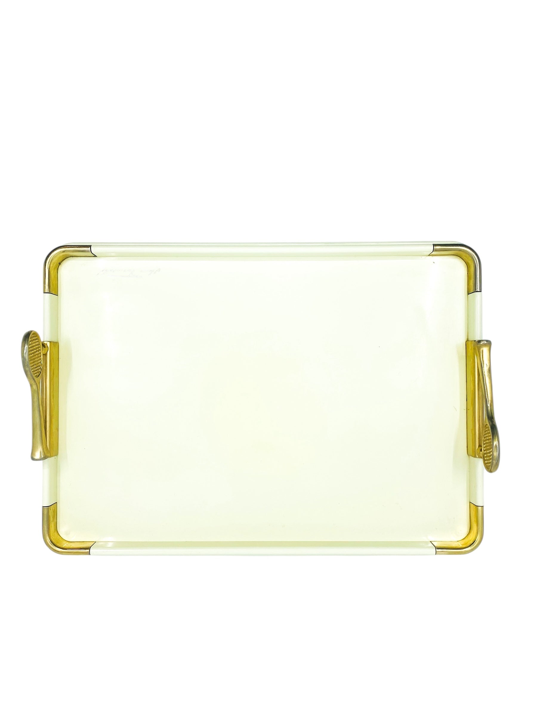 Vintage Turnwald 24kt Gold Plated Tennis Tray