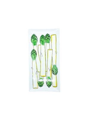 Vintage Asparagus Plate, Japan