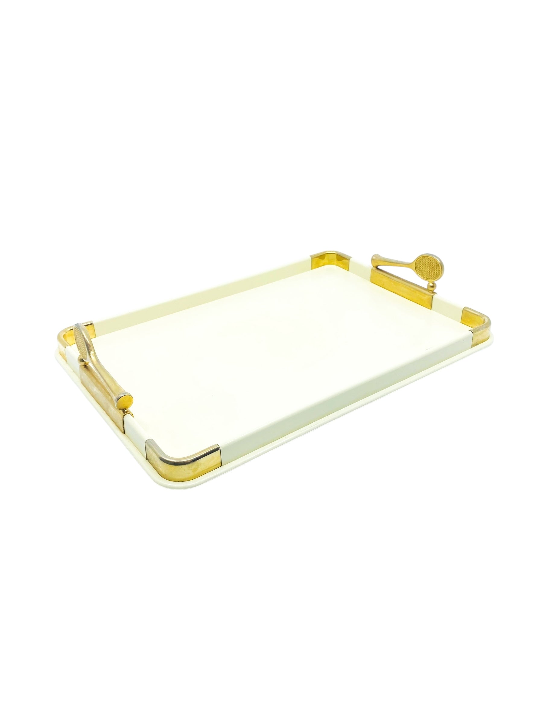 Vintage Turnwald 24kt Gold Plated Tennis Tray