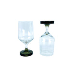 Tapio Wirkkala for Rosenthal Smoked Bottom Glasses, Pair