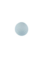 Tiffany & Co. Frosted Lead Crystal Gold Ball, No Box