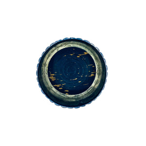 Silver Bamboo Trim Bottle Coaster