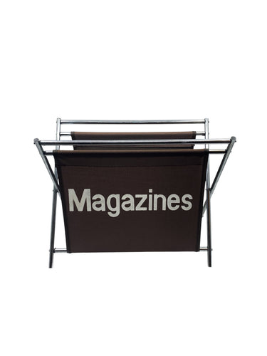 Vintage Mod Brown Magazine Rack