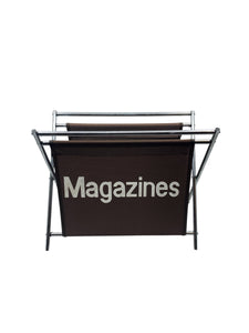 Vintage Mod Brown Magazine Rack