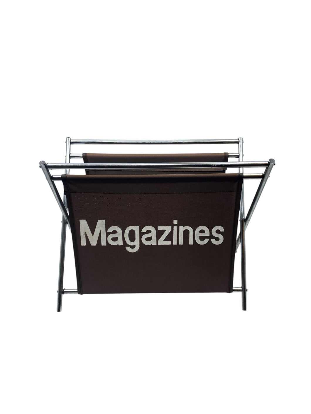 Vintage Mod Brown Magazine Rack