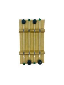 Glass Olive Martini Swizzle Sticks, Set of 4