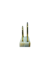 Onyx & Brass Mail Holder
