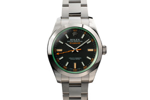 2012 Rolex Milgauss 116400GV, Box & Papers
