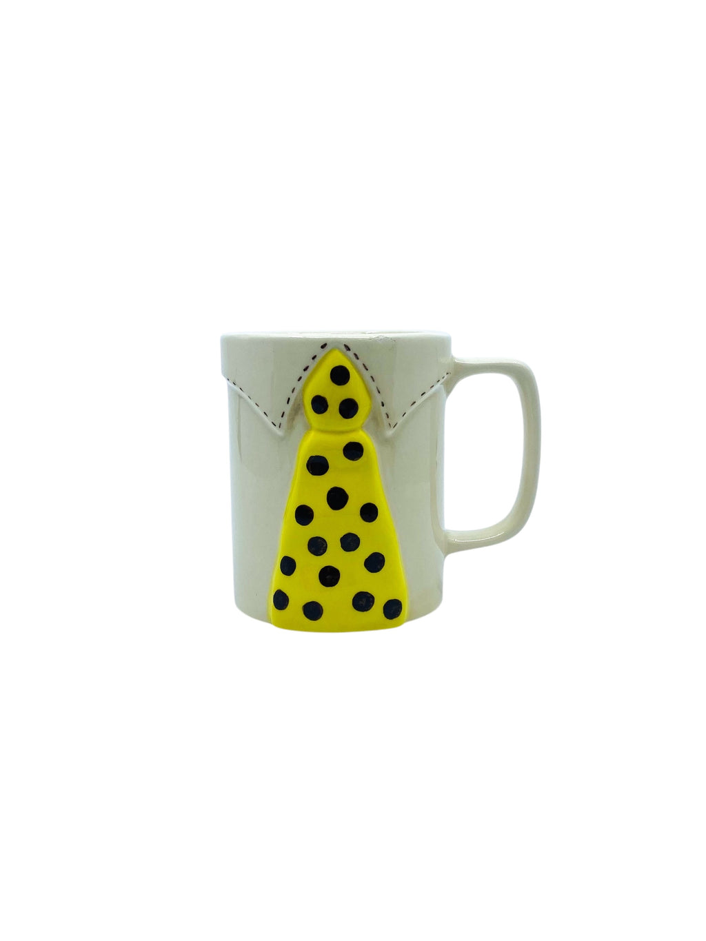 Vintage 1981 Polka Dot Tie Mug