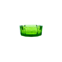 Bamboo Shaped Green Glass Ashtray