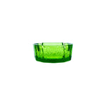 Bamboo Shaped Green Glass Ashtray