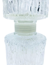 Vintage 1966 DMBG Frosted Bark Glass Decanter, Germany