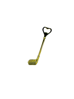 Vintage Brass Golf Club Bottle Opener