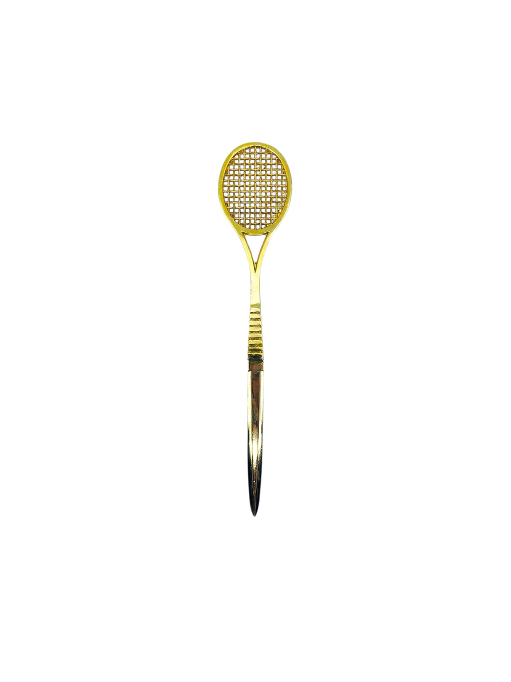 Gold Tennis Racket Letter Opener