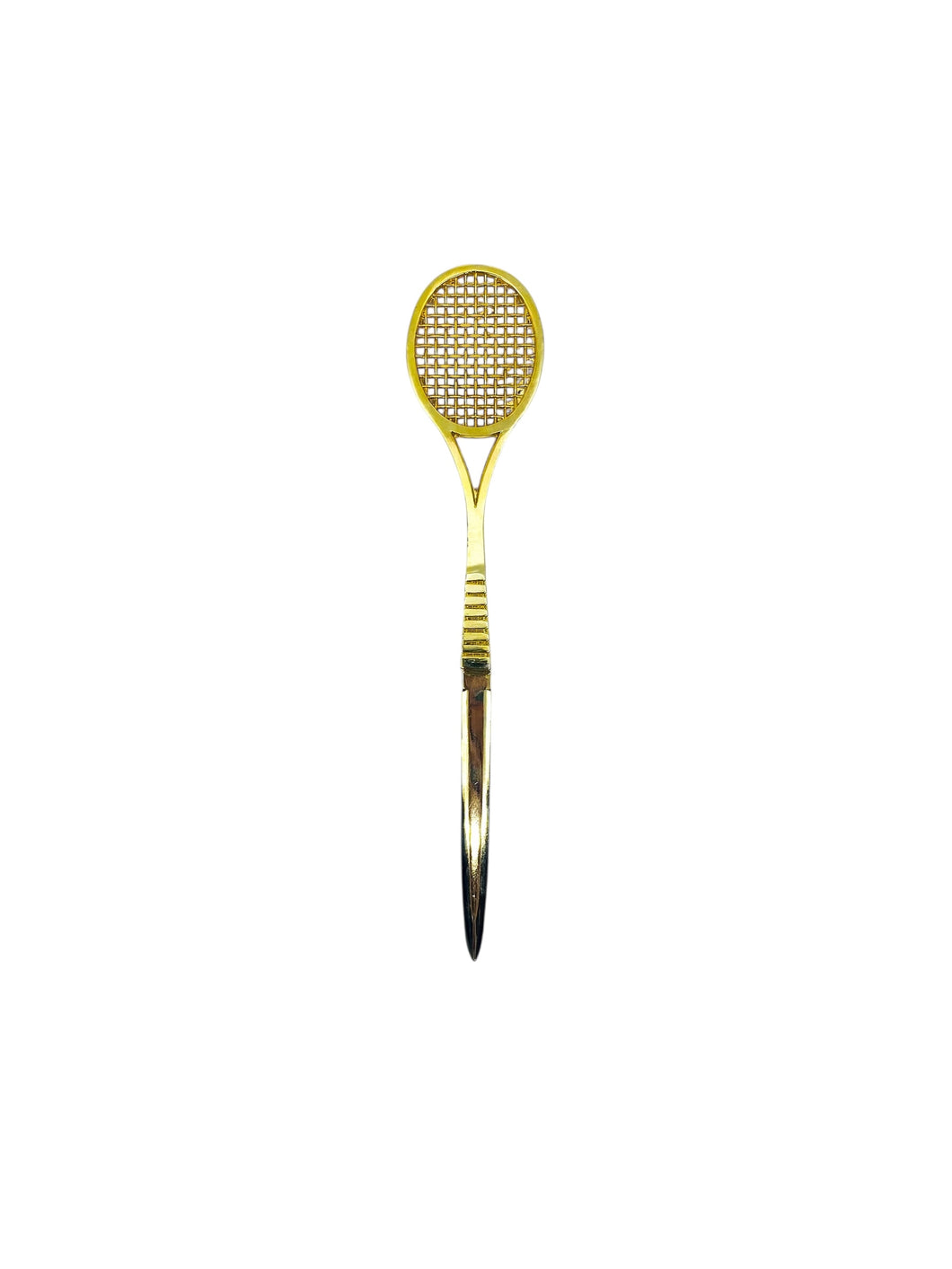 Gold Tennis Racket Letter Opener