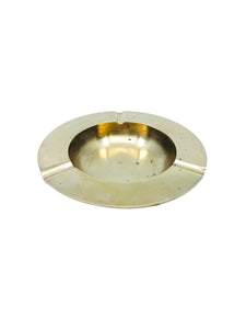 Vintage Heavy Solid Brass Ashtray