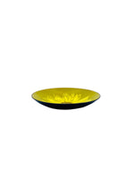 Vintage Enameled Copper Daisy Trinket Dish