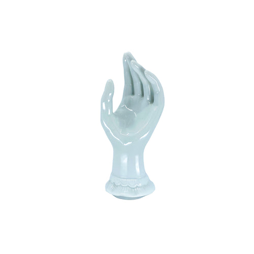 Vintage White Ceramic Hand with Cuff Detail