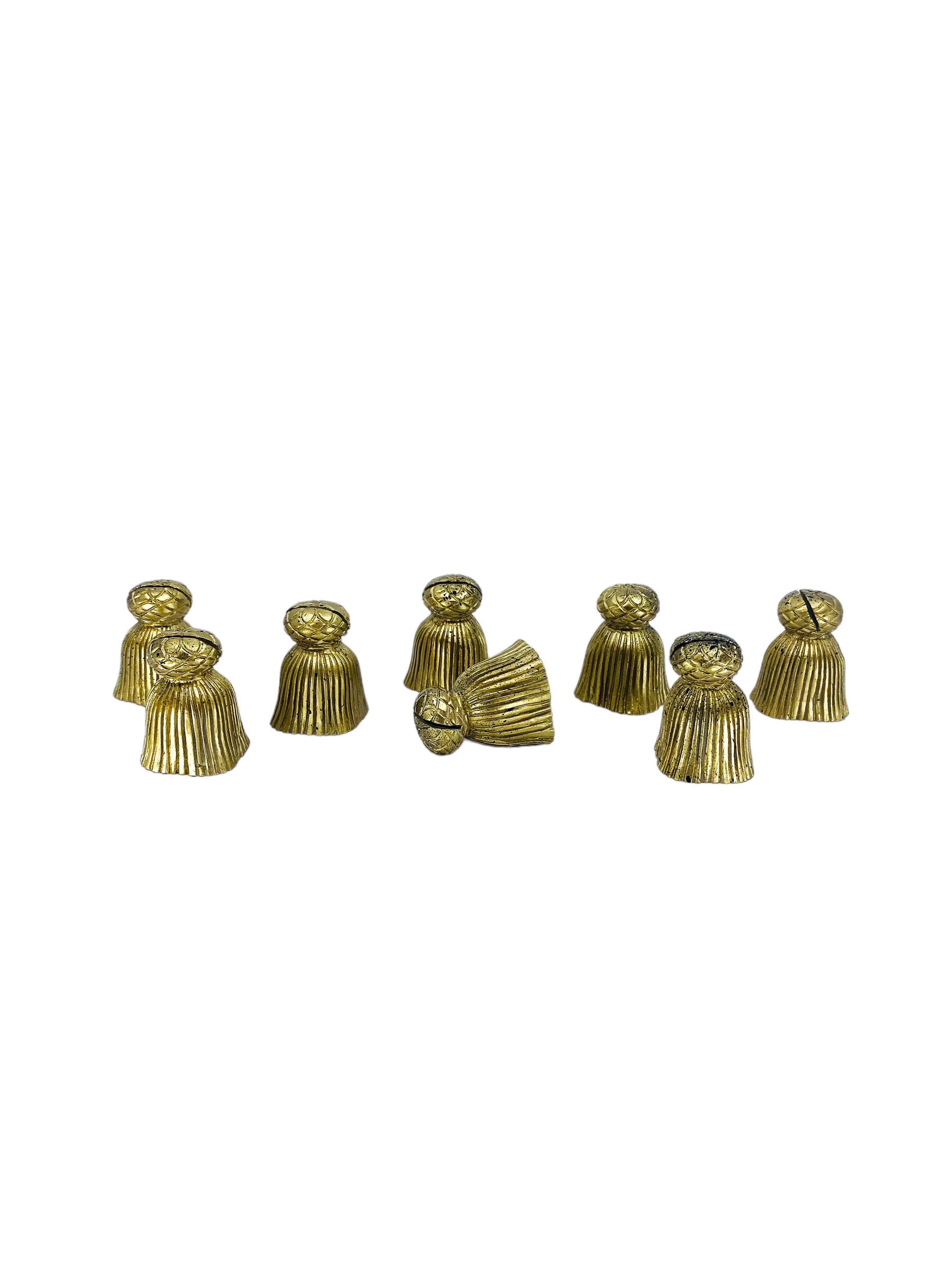 Vintage Gold Tassel Place Card Holders, Set of 12