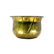 Large Hammered Brass Cachepot / Planter