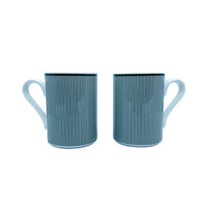 Vintage MCM Dansk Bistro “Ringsted” Striped Mugs by Niels Refsgaard, Set of 4