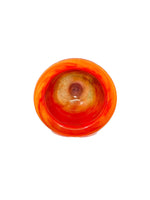 1991 Kosta Boda Large Art Glass Footed Bowl ‘CanCan’ Series by Kjell Engman