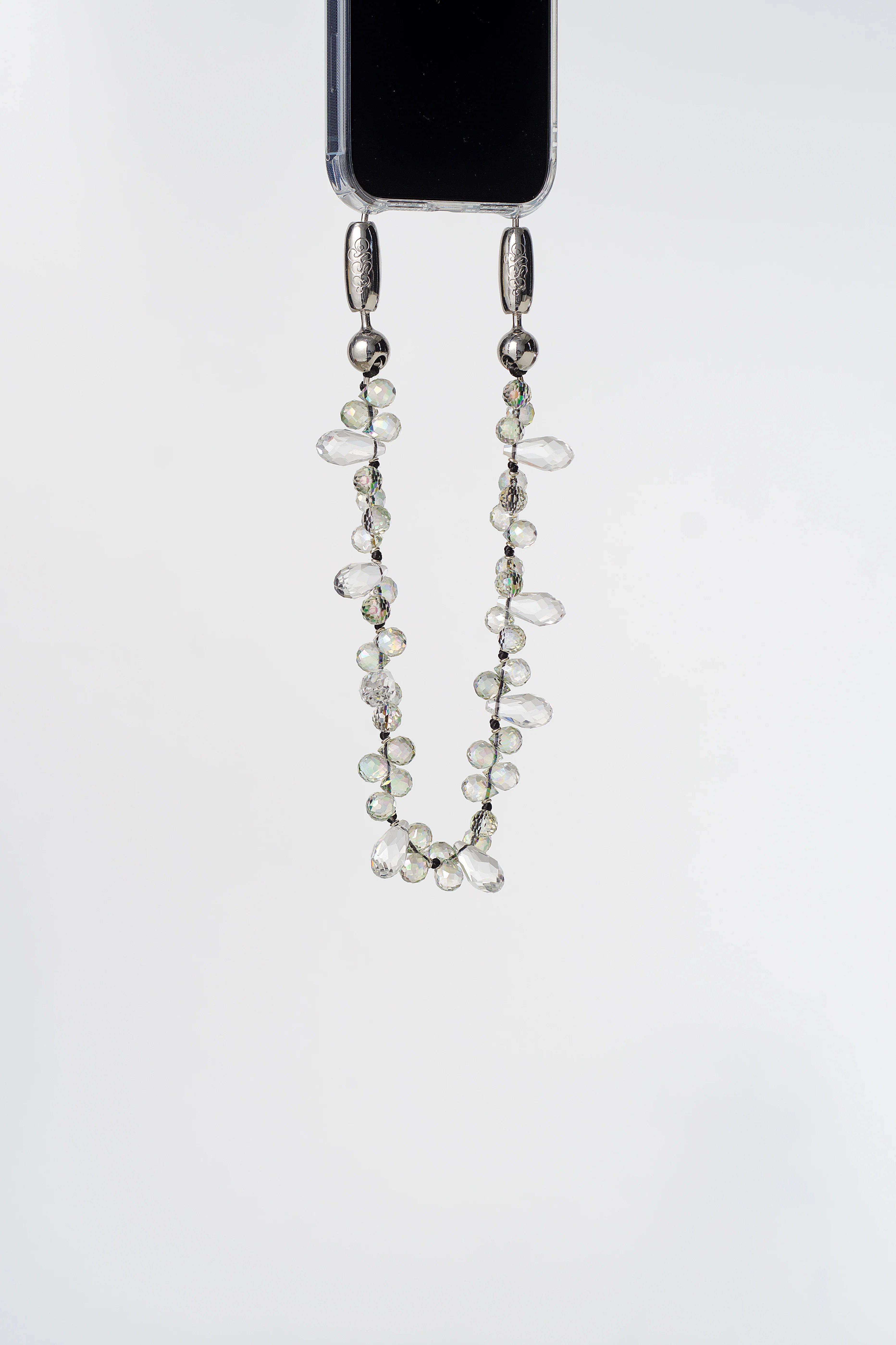 Ossa: Faceted Crystal Wristlet