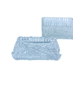 Vintage 1980’s Crystal Ashtray with Cigarette Case, Poland