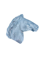Vintage Aluminum Horse Head Paperweight