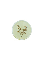 Vintage Pressed Flowers Coaster Set, S/6