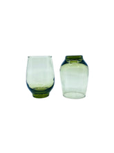 Vintage Libbey Avocado Green Temp Glasses, Pair