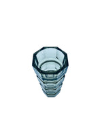 Vintage Moser Josef Hoffman Smoked Gray Crystal Vase