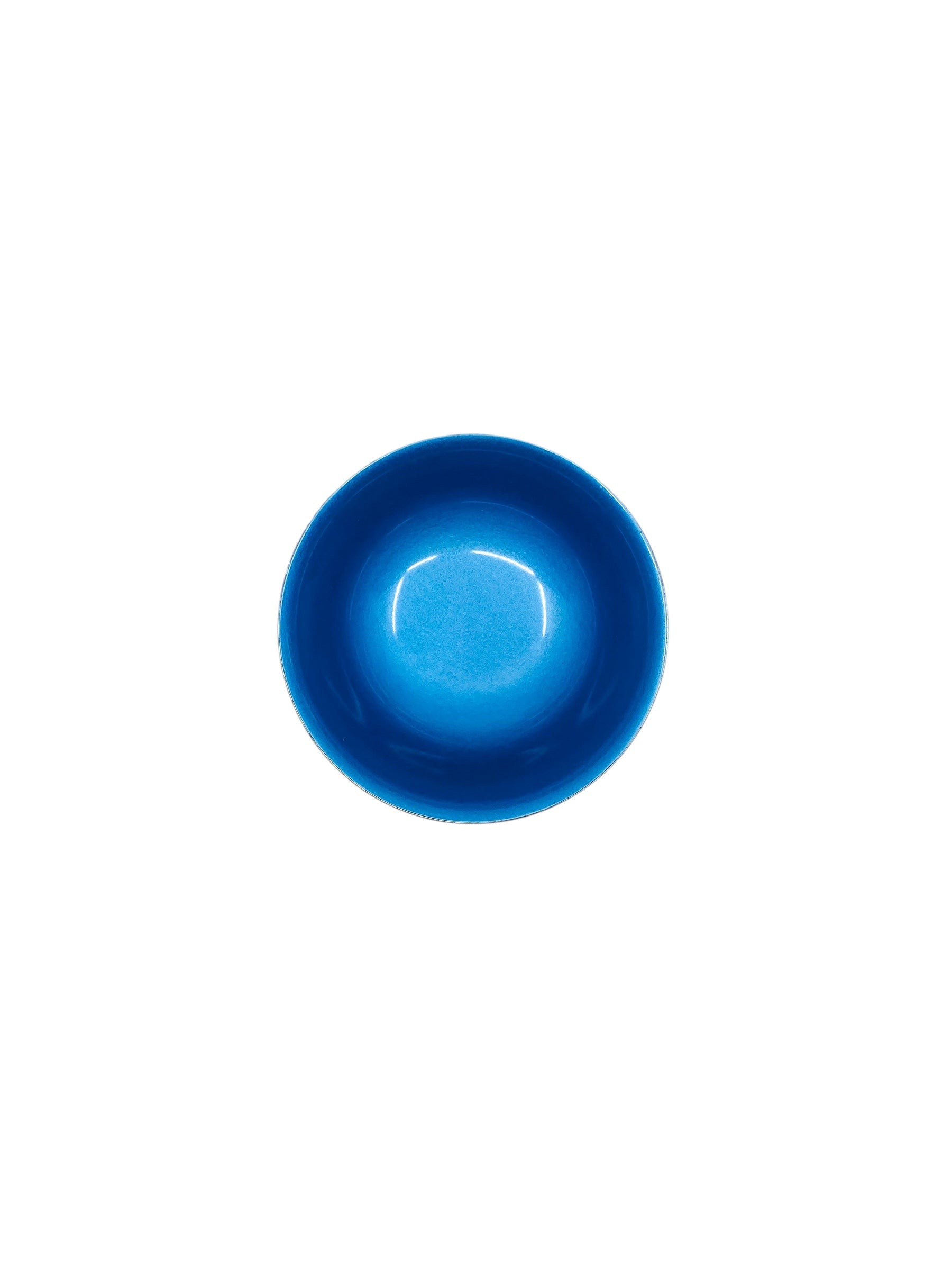 Reed & Barton 101 Blue Enamel and Silverplate Round Bowl