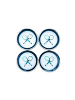 Acrylic Tennis Coasters, Set of 4