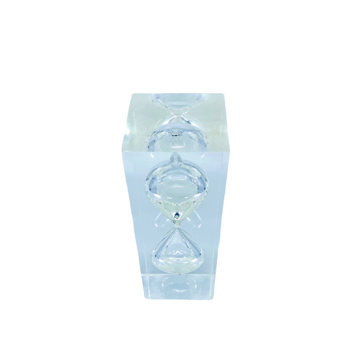 Vintage 1970’s Floating in Lucite Sand Timer – The Thriftocrat