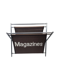 Vintage Mod Brown Magazine Rack