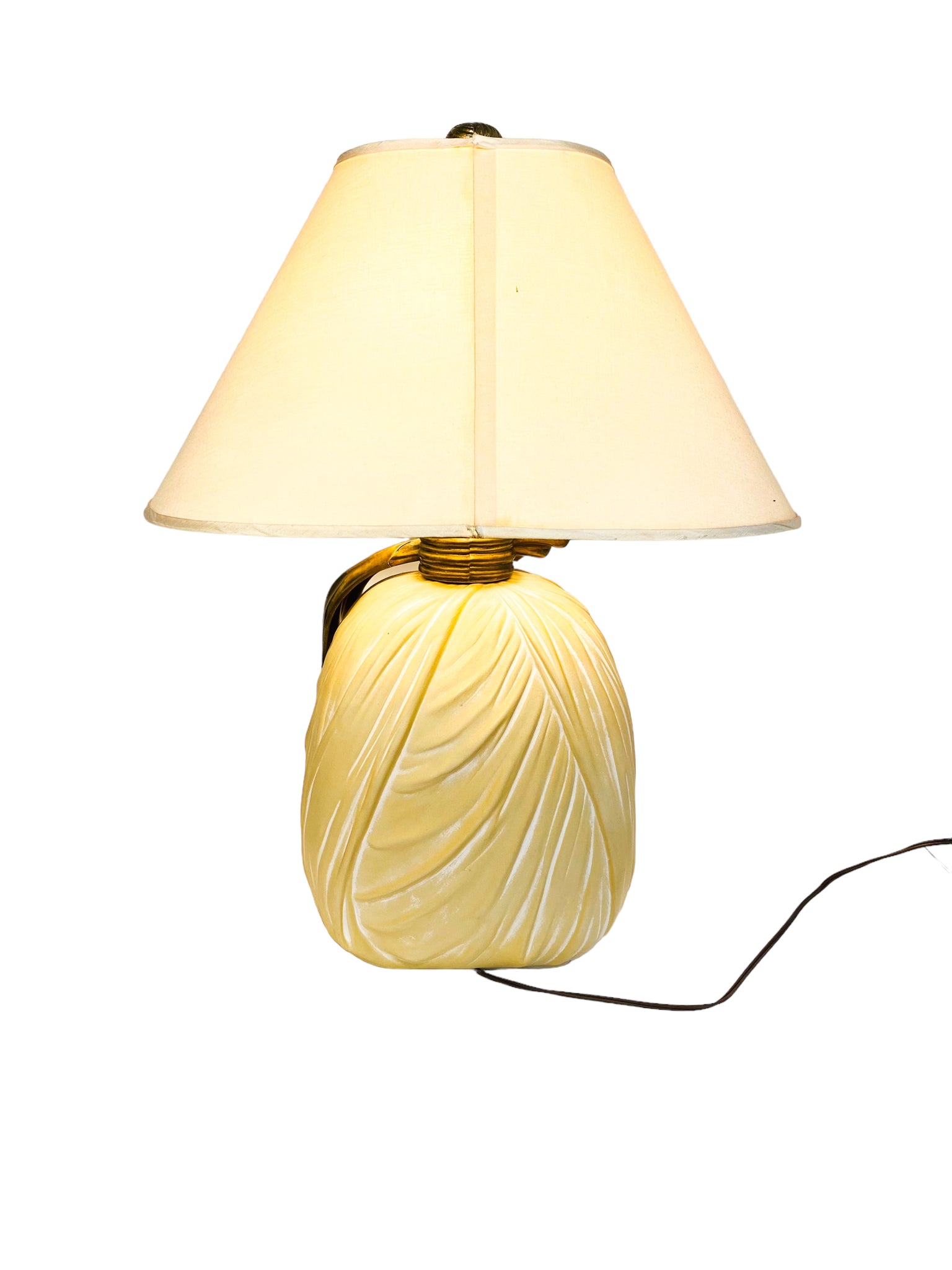 1982 Chapman Draped-Fabric Table Lamp, Local Pickup Only**