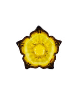 Vintage Viking Glass Spiked Lotus Flower Bowl