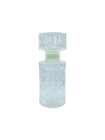 Vintage 1966 DMBG Frosted Bark Glass Decanter, Germany