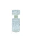 Vintage 1966 DMBG Frosted Bark Glass Decanter, Germany
